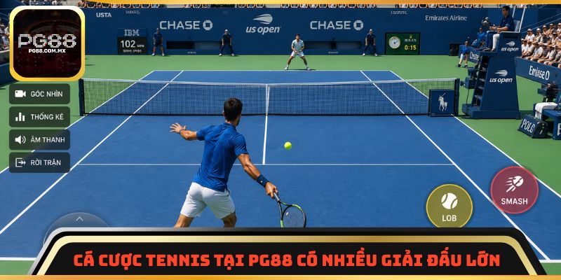 Cá cược tennis tại PG88 có nhiều giải đấu lớn