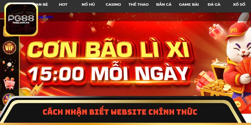 Cách nhận biết website chính thức