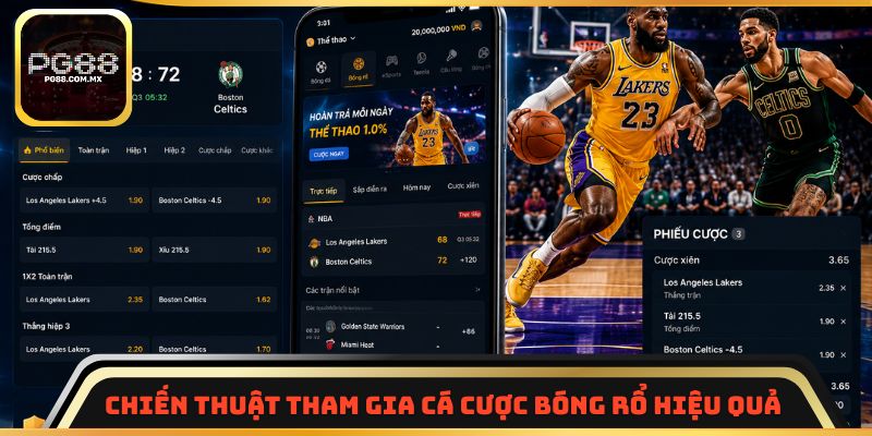 Chiến thuật tham gia cá cược bóng rổ hiệu quả