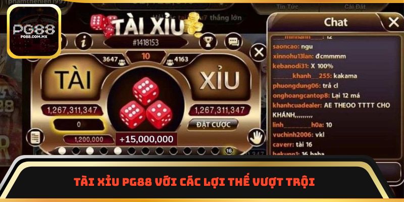 Tài xỉu PG88 với các lợi thế vượt trội